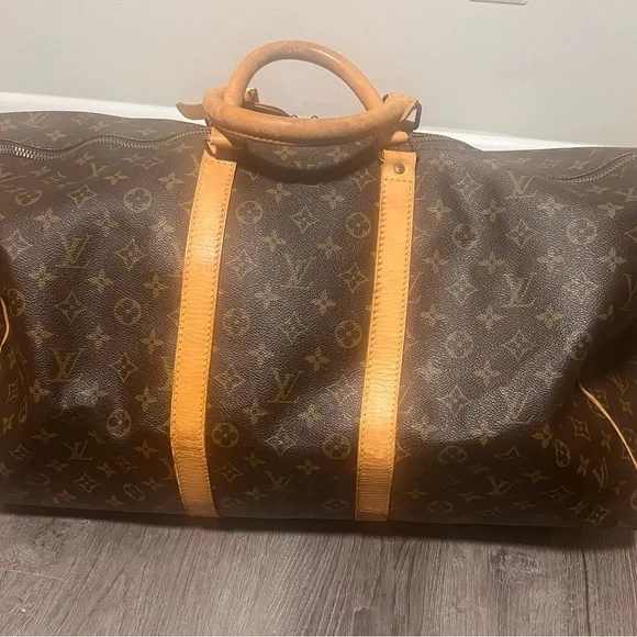 Authentic Louis Vuitton Keepall 55 Gorgeous Travel Bag Great Vintage Bag - Picture 15 of 16